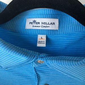 Peter Millar Crown Sport Performance Polo. Size L.